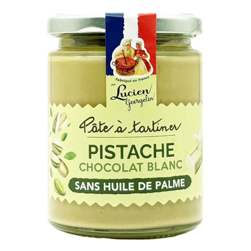 Pâte à tartiner Pistache et chocolat blanc