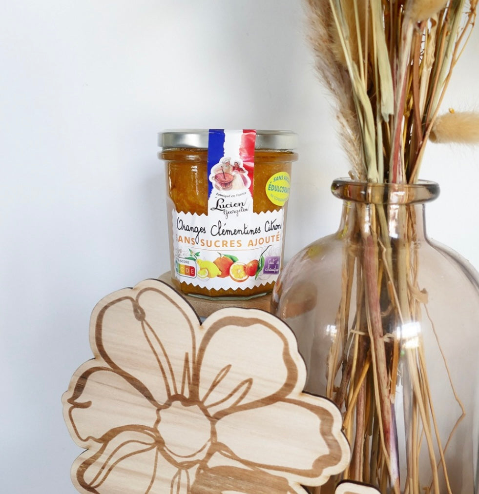Confiture Oranges, Clémentines, Citrons (sans sucres  ajoutés)
