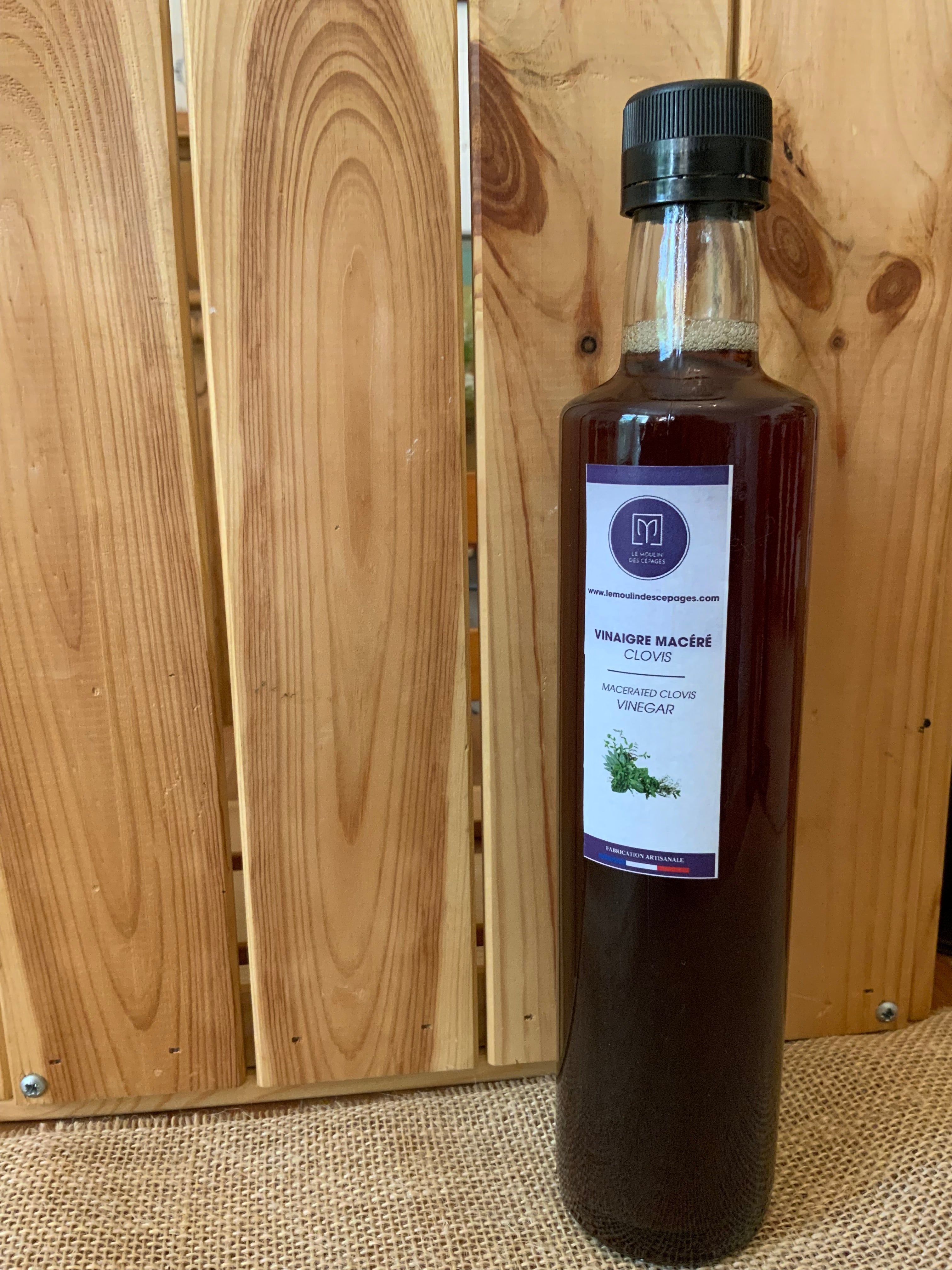 Vinaigre Clovis – macération herbes et épices