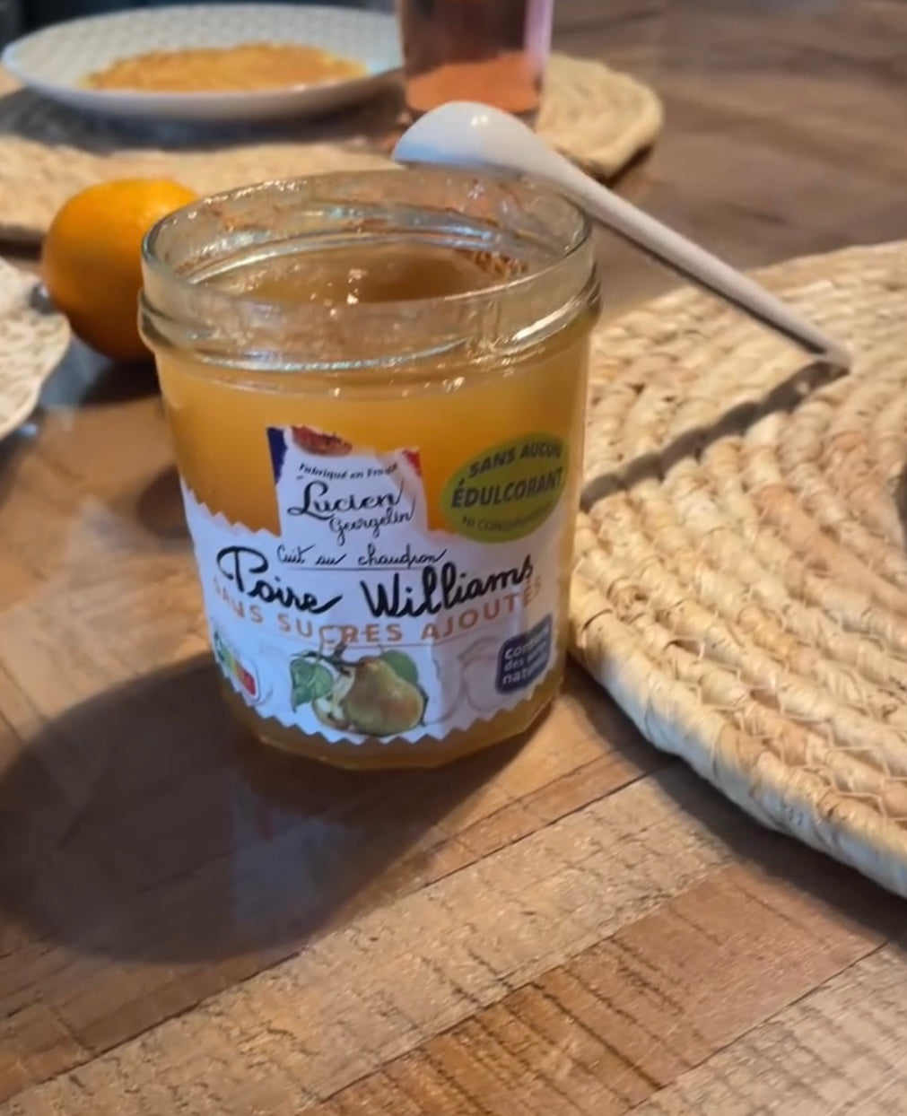 Confiture Poire Williams (sans sucres  ajoutés)