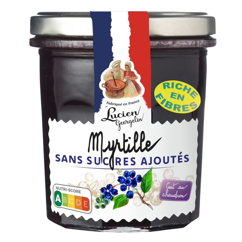 Confiture Myrtille (sans sucres  ajoutés)