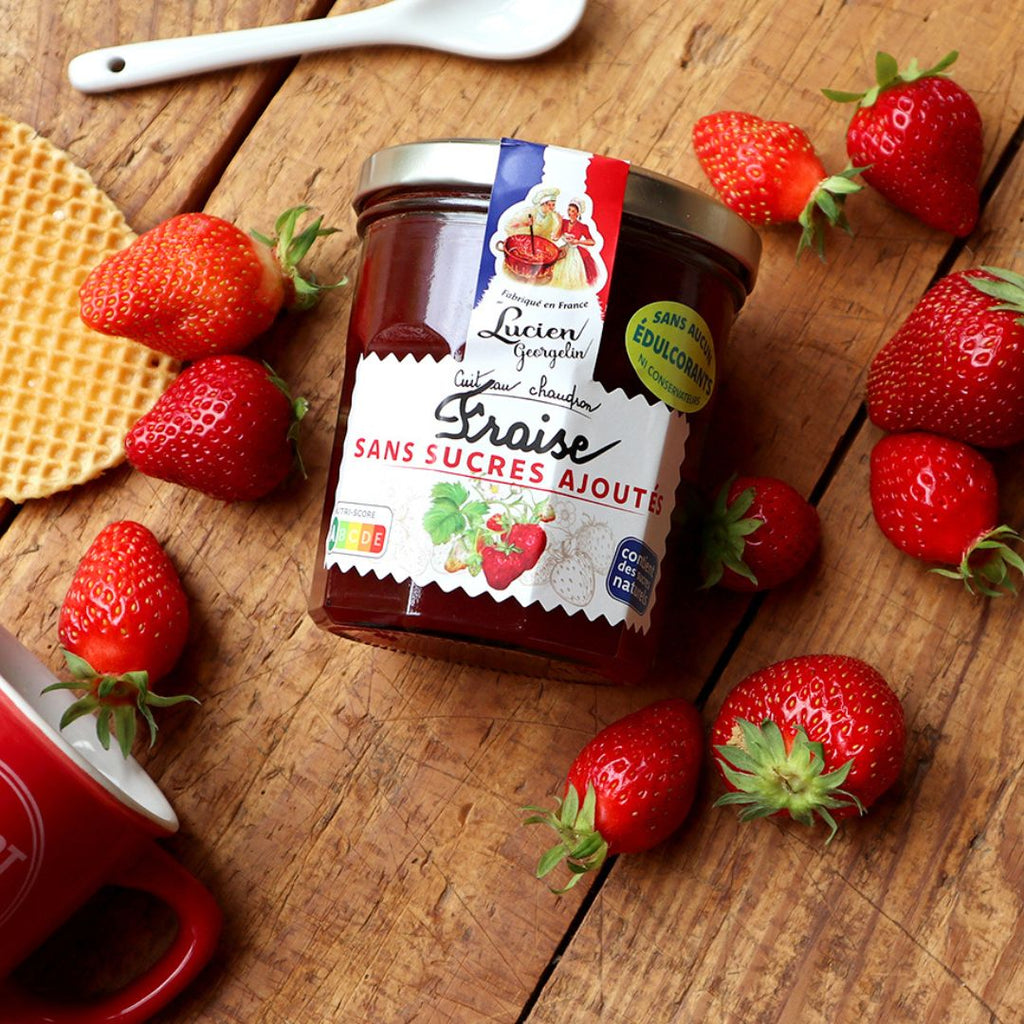 Confiture Fraise (sans sucres  ajoutés)