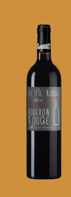 Le fil rouge sur le bouchon rouge
