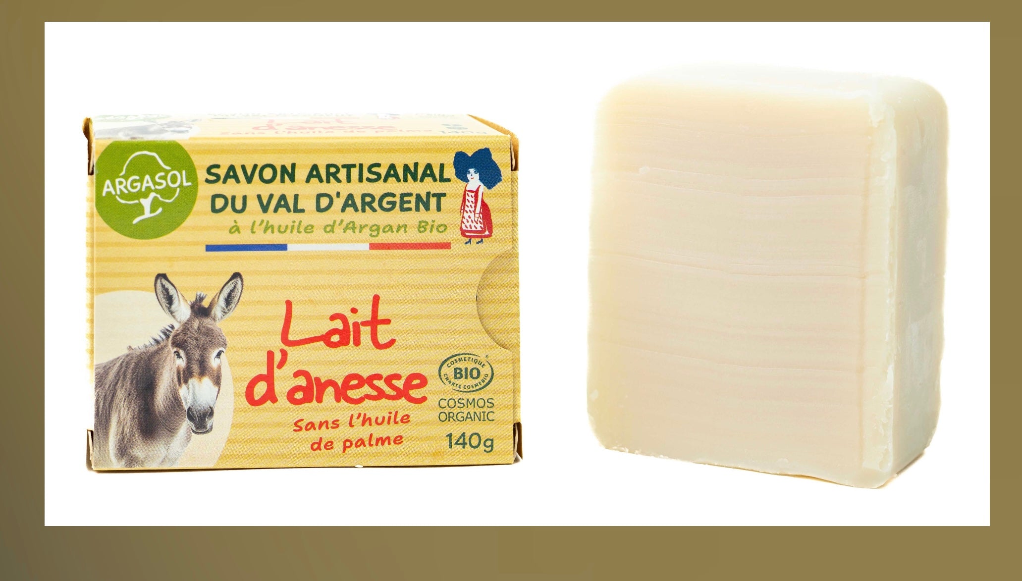 Savon Bio au lait d’Anesse