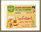 Savon Bio exfoliant pêche-abricot