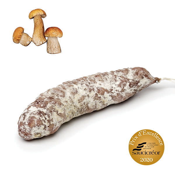 Saucisson aux Cèpes