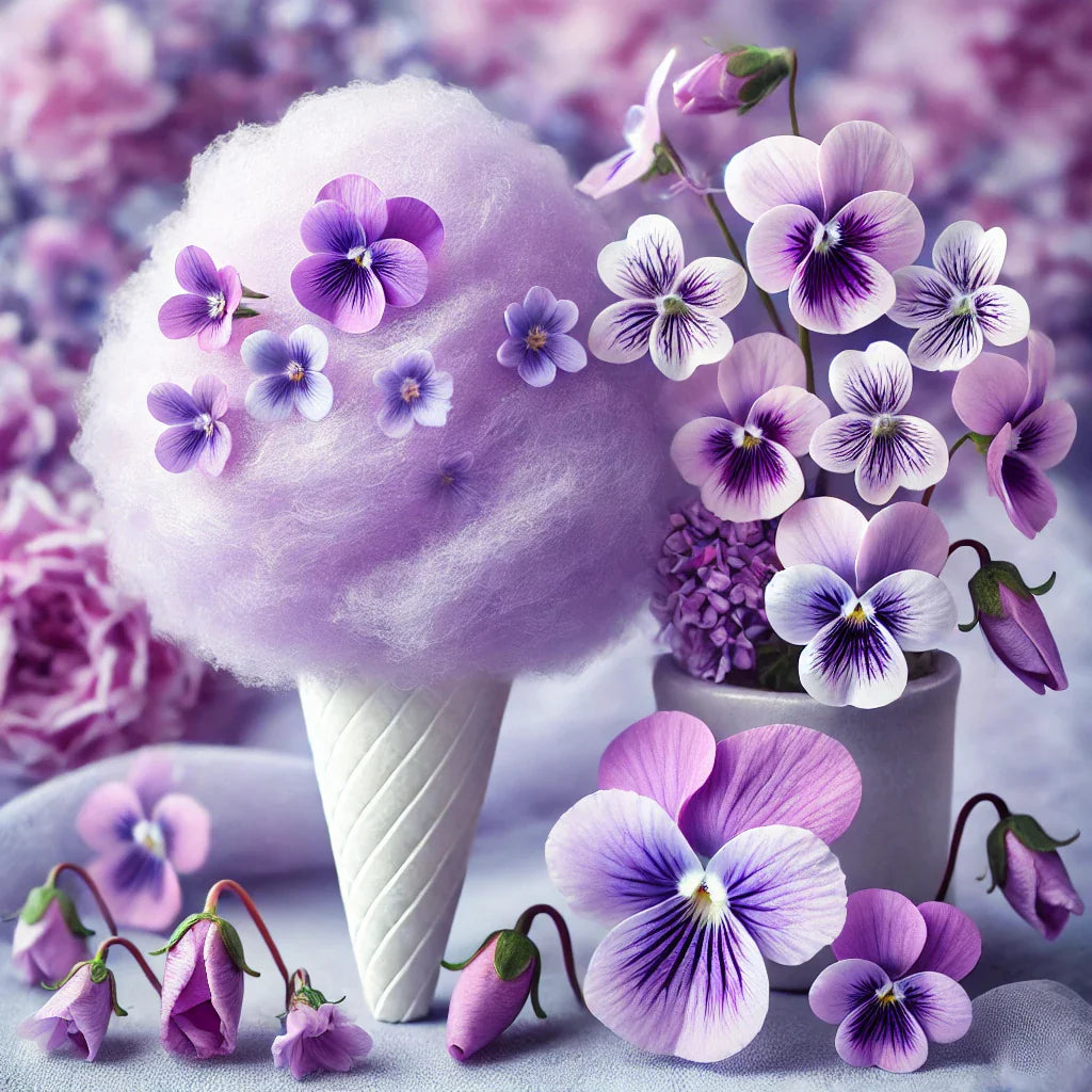 Barbe à Papa Violette